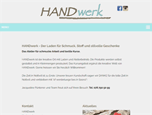 Tablet Screenshot of handwerke.ch